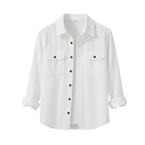 Men’s Stylish Cotton Blend Casual Shirt || Full Sleeve Button-Down Shirt with Dual Flap Pockets || Comfortable Breathable Fabric || Perfect for Casual Office and Outing Wear