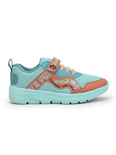 LEAP7X Pink & Royal Blue Sports Shoes for Kids - Padded Sports Wear - Image 4