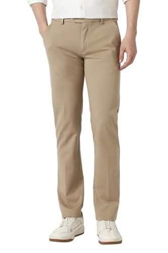 Men's Slim Fit Mid Rise Formal Stretchable Knit Super Trouser | Comfort Lycra | 360-Degree Stretch