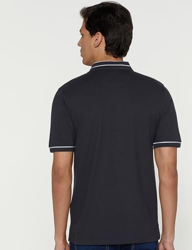 Men's Regular Fit Insignia Half Sleeve Polo T-Shirt | Cotton Rich | Premium Pique Weave - Image 2
