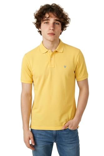 Men’s Polo T‑Shirt | Comfortable Rich Cotton Blend, Band Collar, Regular Fit | Stylish & Premium All Day Wear