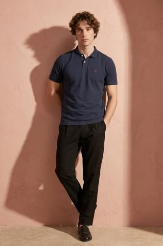 Men’s Polo T‑Shirt | Comfortable Rich Cotton Blend, Band Collar, Regular Fit | Stylish & Premium All Day Wear - Image 2