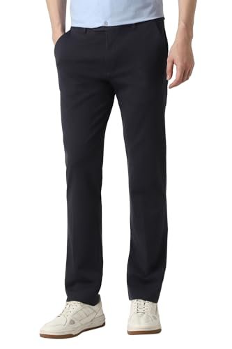 Men's Slim Fit Mid Rise Formal Stretchable Knit Super Trouser | Comfort Lycra | 360-Degree Stretch