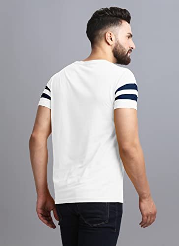 T-Shirt for Mens Double Stripes on Chest - Image 2