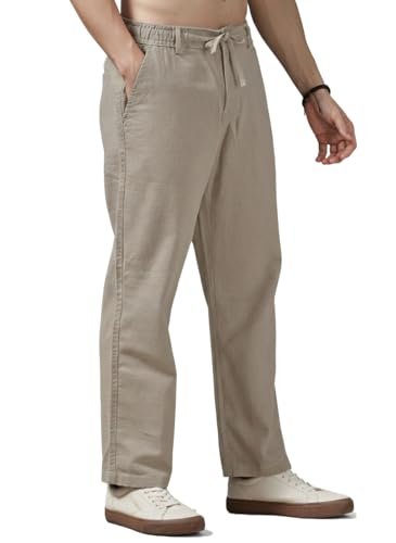 Men’s Multi Color Cargo Casual Trousers | Men’s Regular Fit Straight Pants | Comfortable Stylish Cargo for Men | Soft Fabric for Everyday Wear, Travel & Office | Linen Cotton Botto