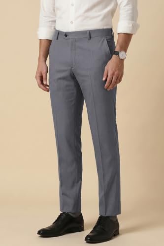 Men Mid Rise Neo-Slim Formal Trouser - Image 3