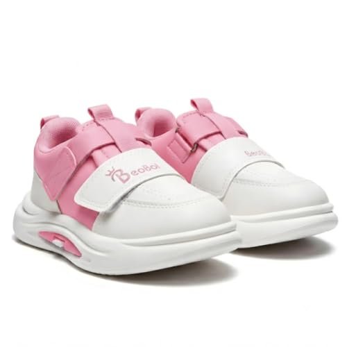 Kids Fashion Sneakers, Unisex Comfort Shoes with Velcro Strap for Baby Boys and Girls for Age 18 Months to 7 Years - Image 2