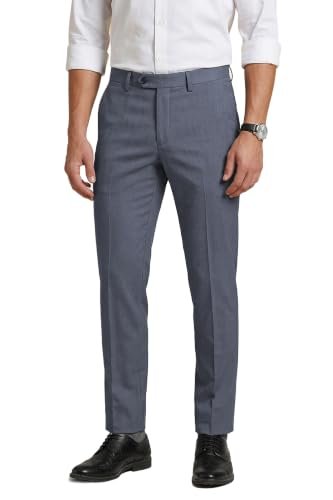 Men Mid Rise Neo-Slim Formal Trouser