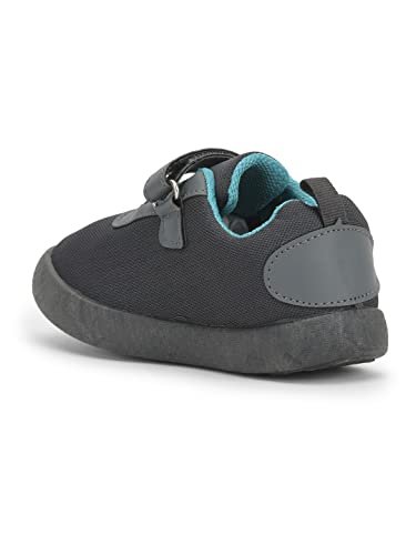 Lucy & Luke Green & Grey Casual Shoes for Kids - Canvas Slip-On - Image 6