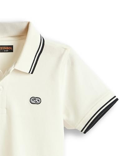 Boys Cotton Rich Solid Polo Tshirt | Collar Tshirts | Half Sleeves | Plain-Regular Fit - Image 6