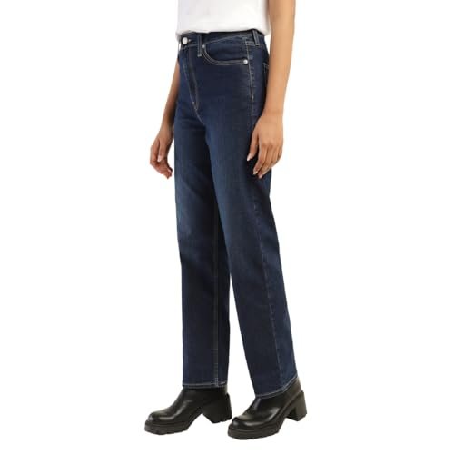 Women's Straight Fit High Rise Jeans - Image 3