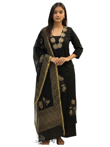 Designer Women's Rayon Viscose Straight fit Printed Embroidered Kurta with Pant & Dupatta | Ethnic Kurta Set for Women | Daily, Office & Festive Traditional