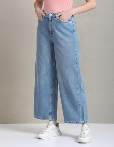 Women's Regular Fit High Rise Jeans - Image 3