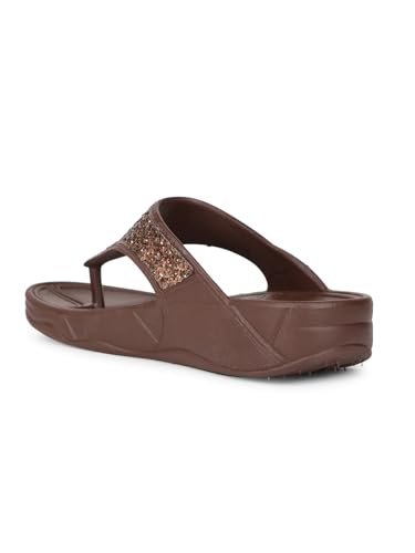 Women's Sandals - DARK BROWN - Image 6