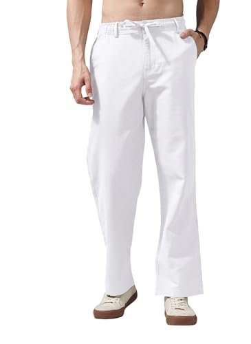 Men’s Multi Color Cargo Casual Trousers | Men’s Regular Fit Straight Pants | Comfortable Stylish Cargo for Men | Soft Fabric for Everyday Wear, Travel & Office | Linen Cotton Botto