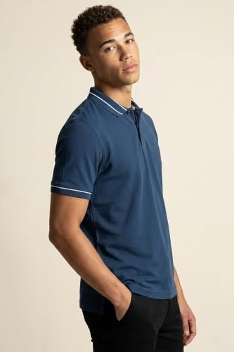 Men's Regular Fit Insignia Half Sleeve Polo T-Shirt | Cotton Rich | Premium Pique Weave - Image 3
