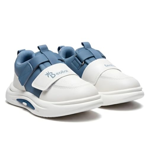 Kids Fashion Sneakers, Unisex Comfort Shoes with Velcro Strap for Baby Boys and Girls for Age 18 Months to 7 Years - Image 2