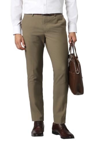 Men Mid Rise Neo-Slim Formal Trouser