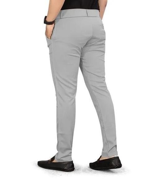 Trending Men’s Trousers Pants – Solid Regular Fit Comfortable Stretchable Formal & Casual - Image 3