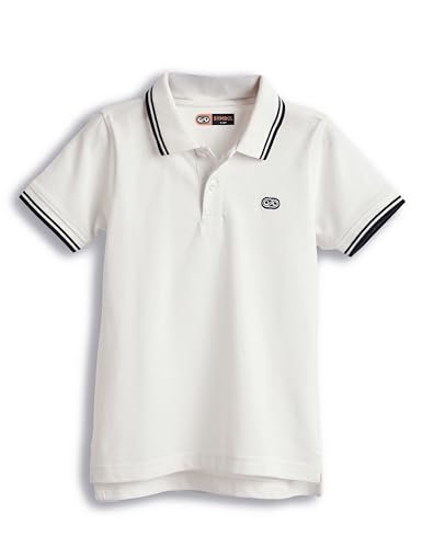 Boys Cotton Rich Solid Polo Tshirt | Collar Tshirts | Half Sleeves | Plain-Regular Fit