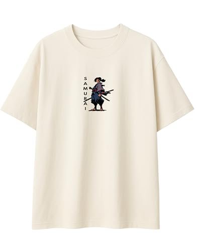 Samurai Warrior Oversized T-Shirt for Kids 4–17 Years | Anime Samurai Front & Back Print | Boys & Girls Cotton Casual Tee - Image 2