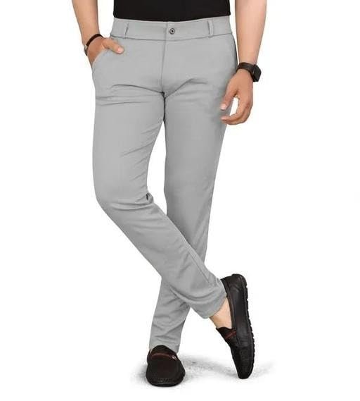 Trending Men’s Trousers Pants – Solid Regular Fit Comfortable Stretchable Formal & Casual - Image 4