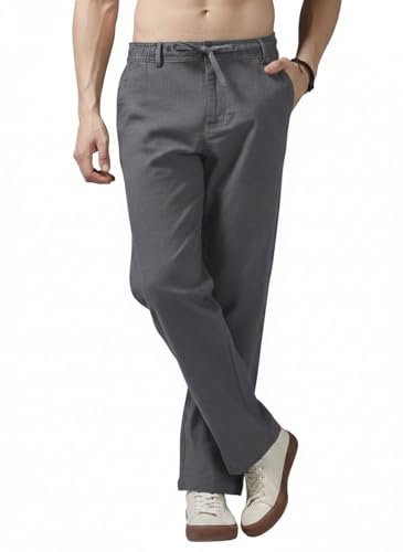Men’s Multi Color Cargo Casual Trousers | Men’s Regular Fit Straight Pants | Comfortable Stylish Cargo for Men | Soft Fabric for Everyday Wear, Travel & Office | Linen Cotton Botto