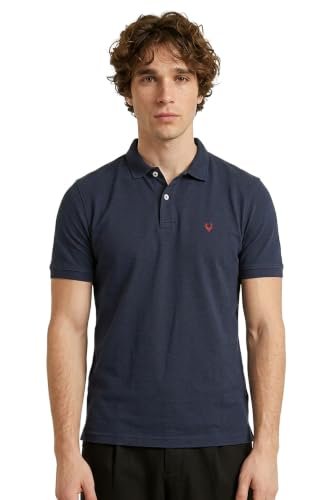 Men’s Polo T‑Shirt | Comfortable Rich Cotton Blend, Band Collar, Regular Fit | Stylish & Premium All Day Wear
