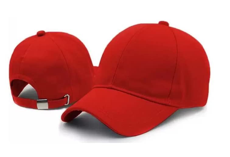 Acrylic Plain Baseball Sport Cap Men's Baseball Head Hat Stylish All Sports Caps With Adjustable Strap Pack Of 1 - Image 4
