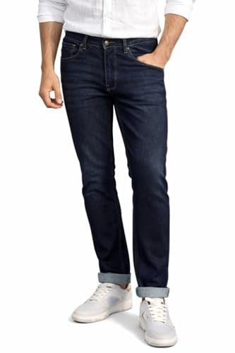 Men's Slim Fit Stretch Fabric for Comfort Premium Wash Aesthetic Authentic Twill and Durable Jeans
