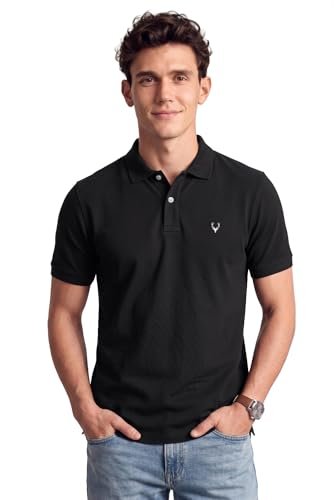 Men’s Polo T‑Shirt | Comfortable Rich Cotton Blend, Band Collar, Regular Fit | Stylish & Premium All Day Wear