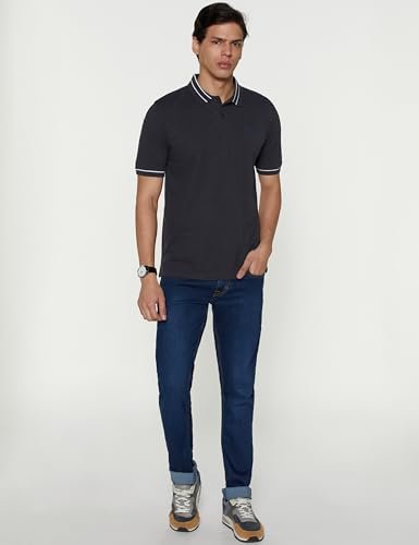 Men's Regular Fit Insignia Half Sleeve Polo T-Shirt | Cotton Rich | Premium Pique Weave - Image 6