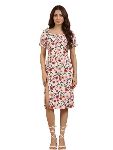 Leriya Fashion Dress for Women | Western One Piece Dress for Women Short & Long | Short Sleeve Casual Summer Dresses for Beach & Stylish Party Outifits Knee-Length