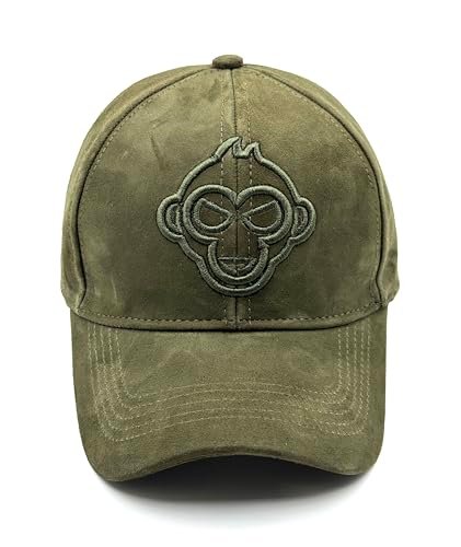 Pure Leather Cap for Mens and Womens Adjustable Cap Cap Pure Suede Leather Cap - Image 2