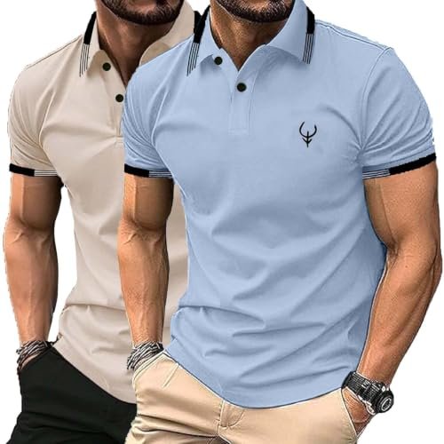 Polo T Shirt for Men || T Shirt for Man || Collar T Shirt Style Men (Packs Also Available) (Polo-40-43)