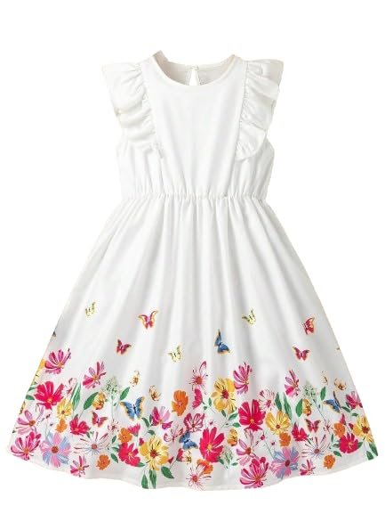 Frock with Beautiful Digital Printed Baby Girl Dress