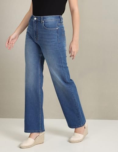Women's Regular Fit High Rise Jeans - Image 3