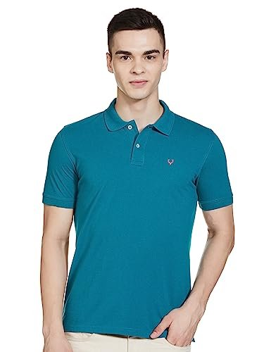 Men’s Polo T‑Shirt | Comfortable Rich Cotton Blend, Band Collar, Regular Fit | Stylish & Premium All Day Wear