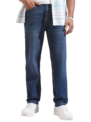 Men’s Straight Fit Jeans | Stretchable | Everyday Comfort & Style| Jeans for Man