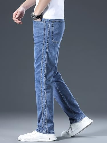 URBAN POCKETS Jeans for Men | Denim Pants with Regular Fit & Classic Straight Cut (U11-12) - Image 3