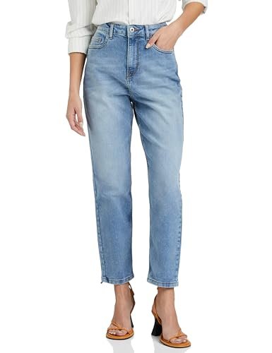 Women's Loose Flared Jeans | Mid Rise | Cotton Blend Stretch | 5-Pocket (Available in Plus Sizes)