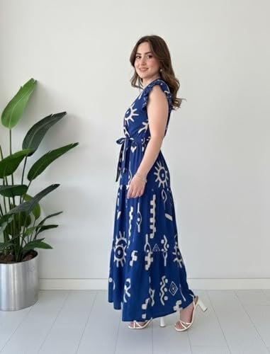 Attires Dress for Women Western Maxi Style, Indo Western Dresses, One Piece Long Gown, A Line Flared Pattern, Ethnic Look Outfit for Women - Image 6