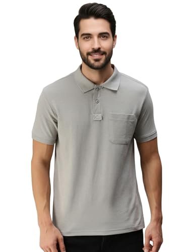 Men's Half Sleeve Soild Casual Regular Fit T-Shirt (40 Pics)