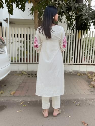Kurta Sets for Women Viscose Embroidered - Image 2