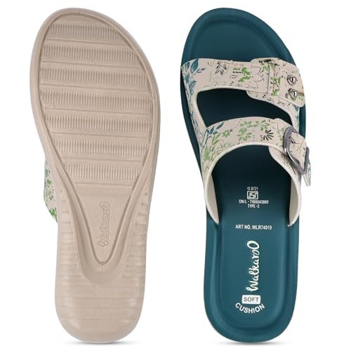 Slip-on Sandals for Women|Lightweight PU Wedge Sole, Comfortable Sandal|Walking, Shopping, Travel, Casual Wear Sandal-WLR74019-Plum - Image 5