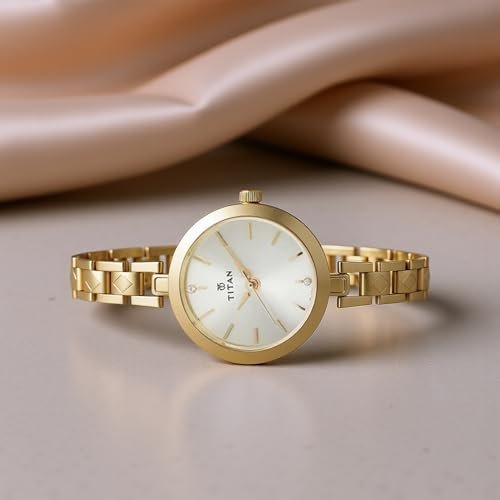 Analog Champagne Dial Women's Watch -NM2598YM01 / NL2598YM01 - Image 4