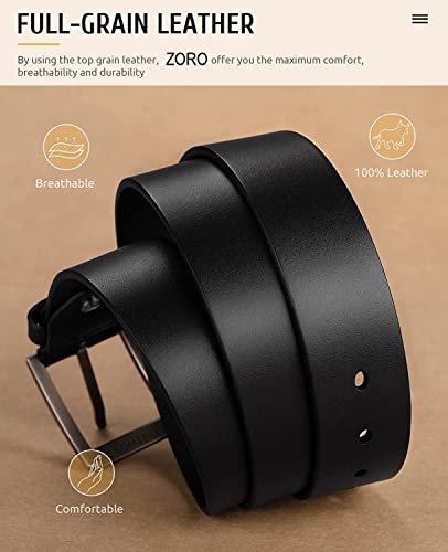 Men's Genuine Leather Belt for Men | Black,Brown,Tan - Image 6