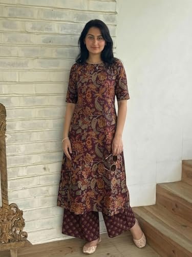 Designer Women's Viscose Blend Straight Printed Kurta - Image 5