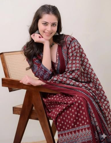 Women's Rayon Printed Anarkali Kurta and Pant with Dupatta Set - Image 2