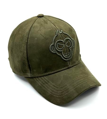 Pure Leather Cap for Mens and Womens Adjustable Cap Cap Pure Suede Leather Cap - Image 6